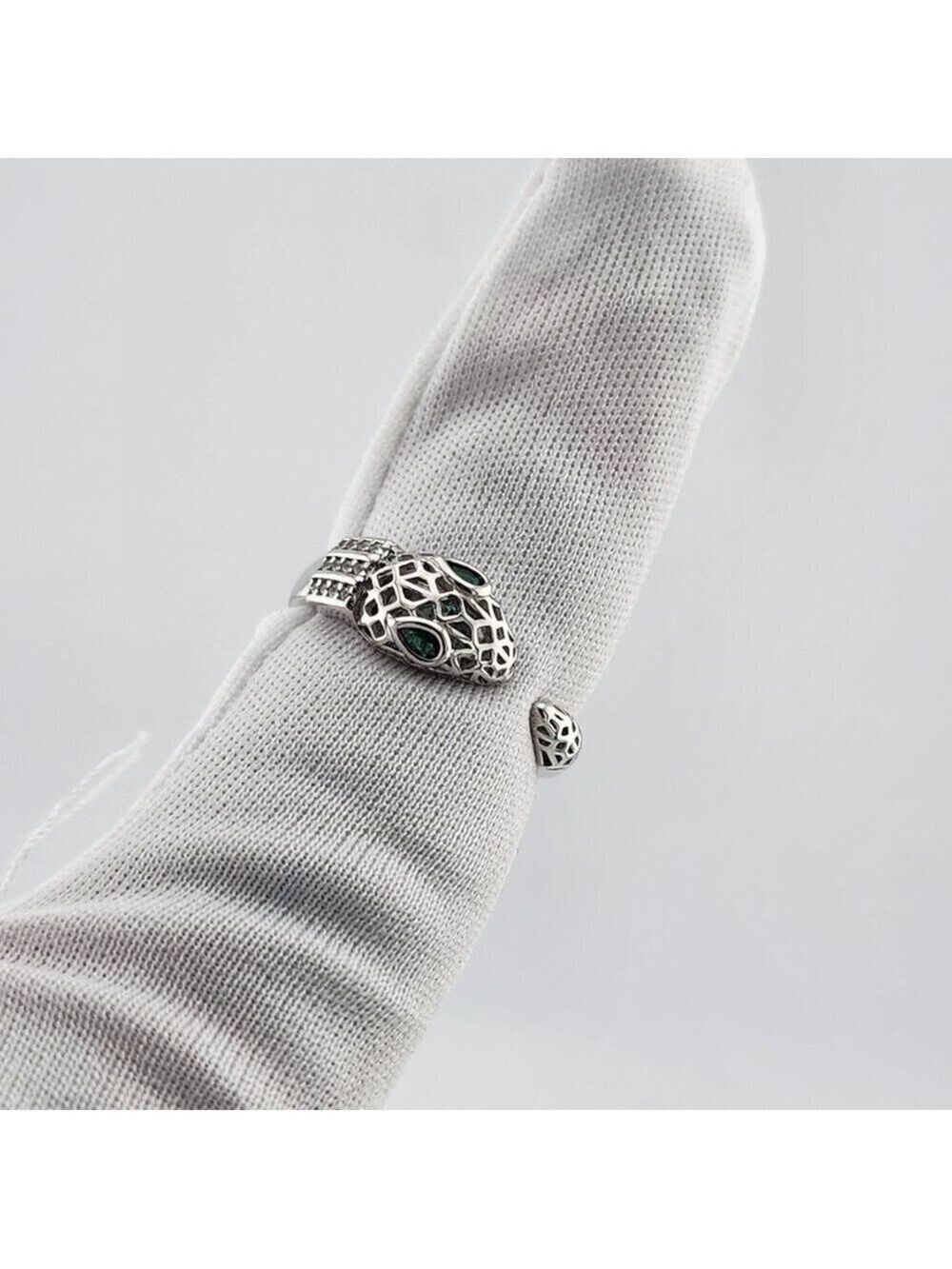 Sleek Snake Ring – Genuine 925 Silver, Brand New - Picture 6 of 8